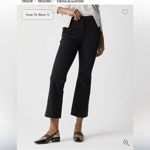J. Crew Factory Black Cropped Pants